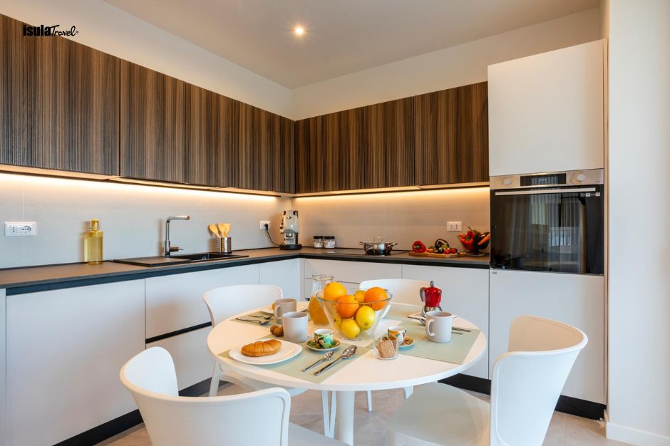 family holiday home Sicily equipped kitchen